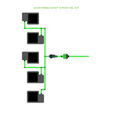 Alien Hydroponics EasyFeed 5 Pot 5 Row Kit