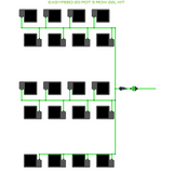 Alien Hydroponics EasyFeed 20 Pot 5 Row Kit