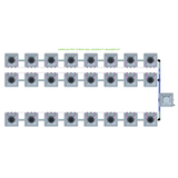 Alien Hydroponics AERO 24 Pot 3 Row Kit