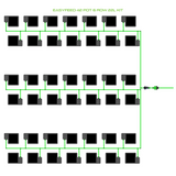 Alien Hydroponics EasyFeed 42 Pot 6 Row Kit