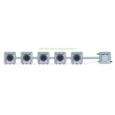 Alien Hydroponics AERO 5 Pot 1 Row Kit