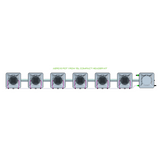 Alien Hydroponics AERO 6 Pot 1 Row Kit