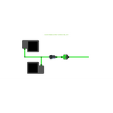 Alien Hydroponics EasyFeed 2 Pot 2 Row Kit