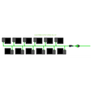Alien Hydroponics EasyFeed 12 Pot 2 Row Kit