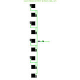 Alien Hydroponics EasyFeed 9 Pot 9 Row Kit