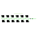 Alien Hydroponics EasyFeed 12 Pot 2 Row Kit