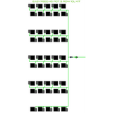 Alien Hydroponics EasyFeed 45 Pot 9 Row Kit