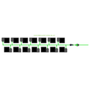Alien Hydroponics EasyFeed 14 Pot 2 Row Kit