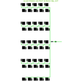 Alien Hydroponics EasyFeed 45 Pot 9 Row Kit