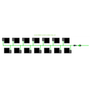 Alien Hydroponics EasyFeed 14 Pot 2 Row Kit