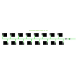 Alien Hydroponics EasyFeed 16 Pot 2 Row Kit