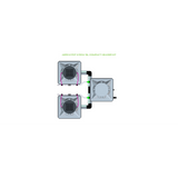 Alien Hydroponics AERO 2 Pot 2 Row Kit