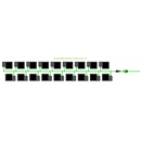 Alien Hydroponics EasyFeed 18 Pot 2 Row Kit