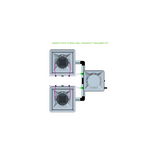 Alien Hydroponics AERO 2 Pot 2 Row Kit