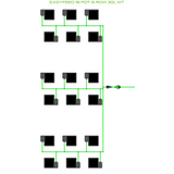 Alien Hydroponics EasyFeed 18 Pot 6 Row Kit
