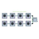 Alien Hydroponics AERO 8 Pot 2 Row Kit