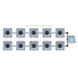 Alien Hydroponics AERO 10 Pot 2 Row Kit
