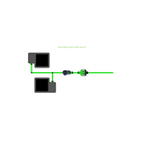 Alien Hydroponics EasyFeed 2 Pot 2 Row Kit