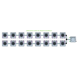 Alien Hydroponics AERO 16 Pot 2 Row Kit