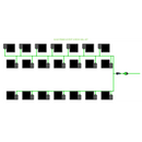 Alien Hydroponics EasyFeed 21 Pot 3 Row Kit