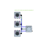 Alien Hydroponics AERO 3 Pot 3 Row Kit