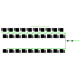 Alien Hydroponics EasyFeed 30 Pot 3 Row Kit