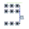 Alien Hydroponics AERO 9 Pot 3 Row Kit