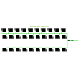 Alien Hydroponics EasyFeed 30 Pot 3 Row Kit