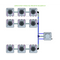 Alien Hydroponics AERO 9 Pot 3 Row Kit
