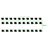 Alien Hydroponics EasyFeed 30 Pot 3 Row Kit