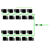 Alien Hydroponics EasyFeed 20 Pot 4 Row Kit