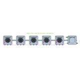 Alien Hydroponics AERO 5 Pot 1 Row Kit