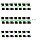 Alien Hydroponics EasyFeed 42 Pot 6 Row Kit