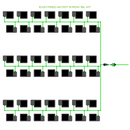 Alien Hydroponics EasyFeed 42 Pot 6 Row Kit