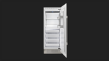 Fulgor Milano 700 Series 36 Inch 21.54 Cu. Ft. Built-In Panel Ready Column Freezer Right Hinge F7IFC36O1-R
