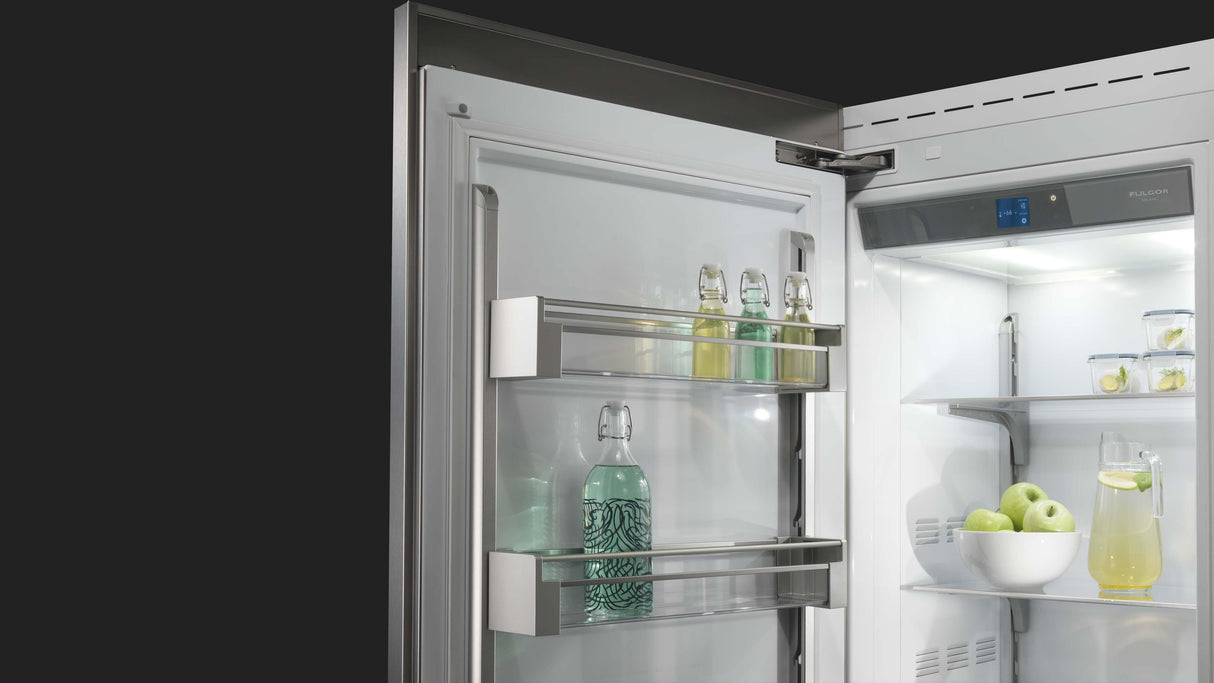 Fulgor Milano 700 Series 30 Inch 17.44 Cu. Ft. Column Refrigerator with LED Lighting and Total No Frost Left Hinge F7SRC30S1-L