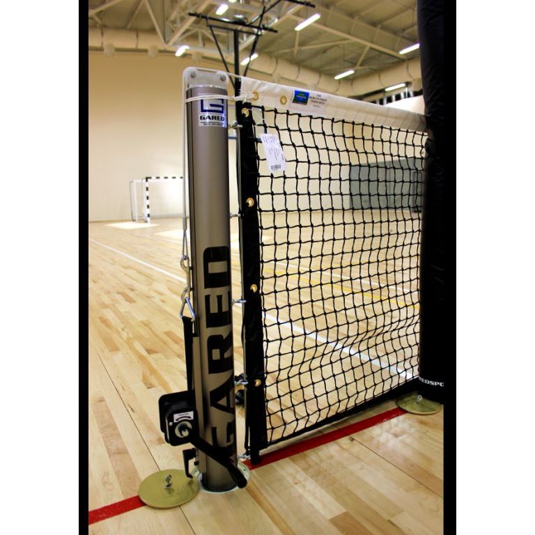 Gared Grand Slam Indoor Tennis System 4″ Aluminum Posts Adjustable Height 6450