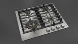 Fulgor Milano 24” Built-In Gas Cooktop Stainless Steel Gas Cooktop F4MGK24S1