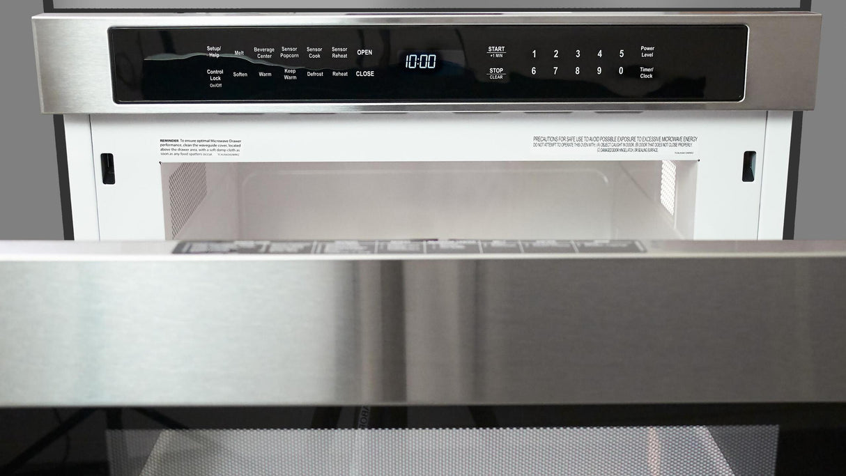 Fulgor Milano 24" Built-In Drawer Microwave Stainless Steel Distinto Series F7DMW24S2