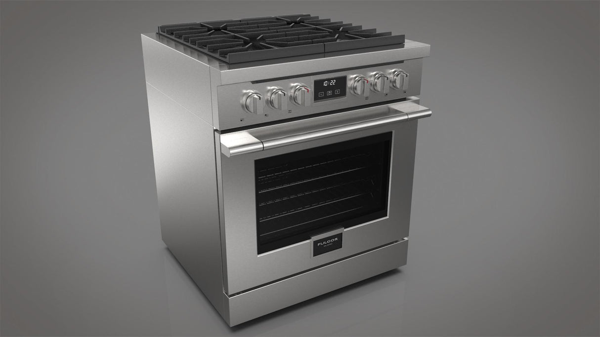 Fulgor Milano F4PGR304S2 30” Freestanding Gas Range Accento F4PGR304S2