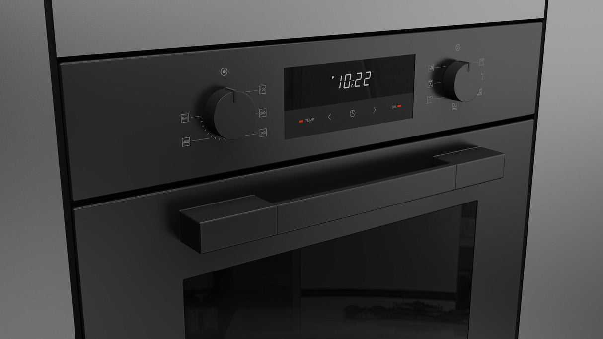 Fulgor Milano 24” Built-In Single Wall Oven Matte Black Electric Oven F1MSM24MB1