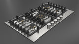 Fulgor Milano 36” Built-In Gas Cooktop Stainless Steel Gas Cooktop F4MTGK36S1