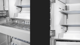 Fulgor Milano Sofia 700 Series 36" Stainless Steel Built-In Column Freezer F7SFC36S1L