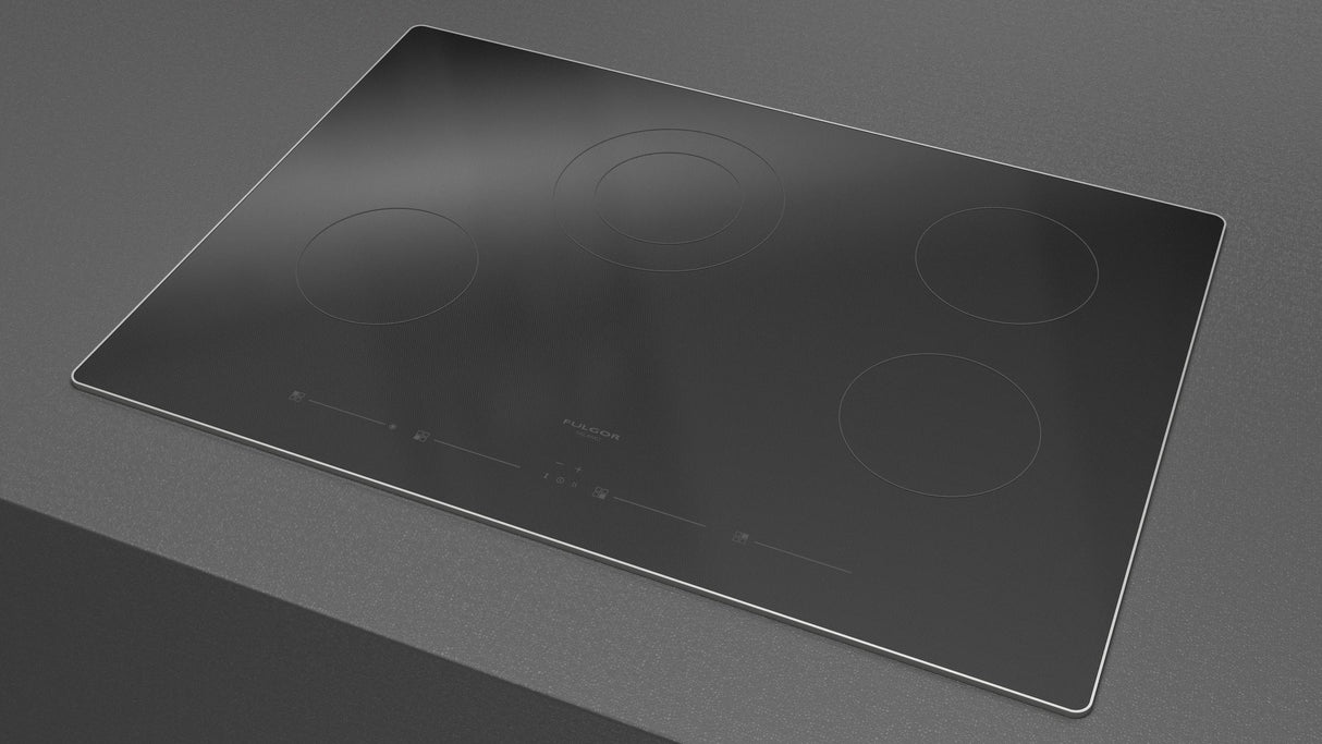Fulgor Milano 30” Built-In Glass-Ceramic Electric Cooktop Glossy Black F7RT30S1