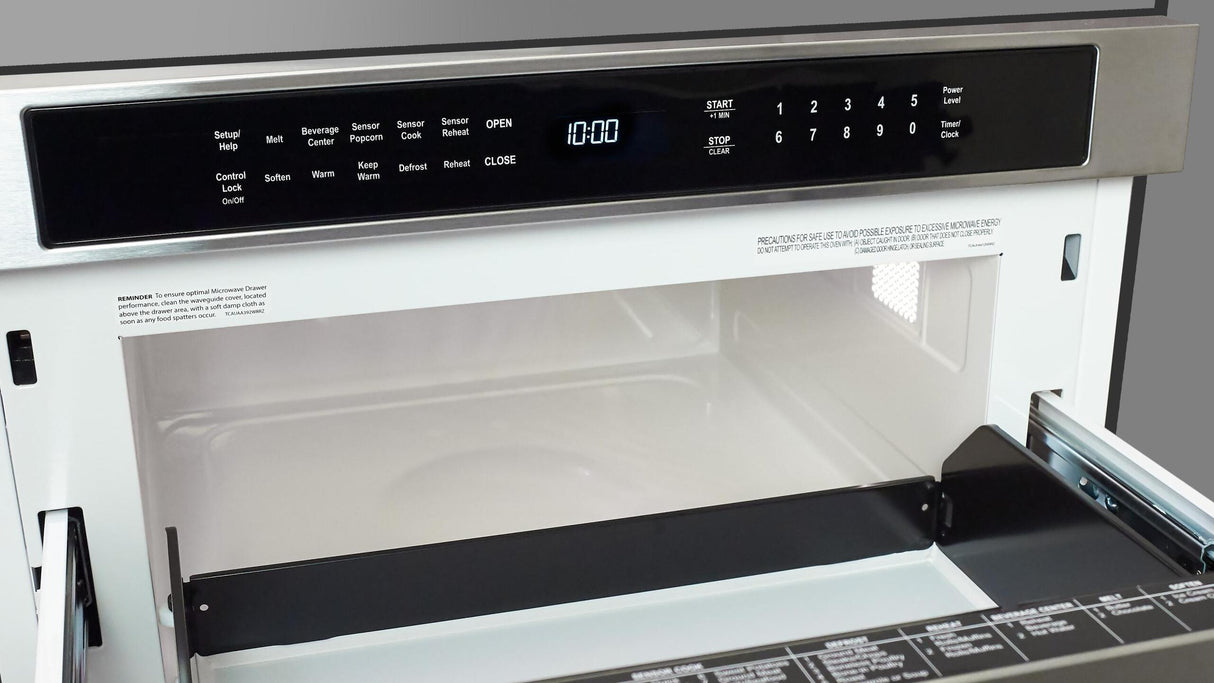 Fulgor Milano 24" Built-In Drawer Microwave Stainless Steel Distinto Series F7DMW24S2
