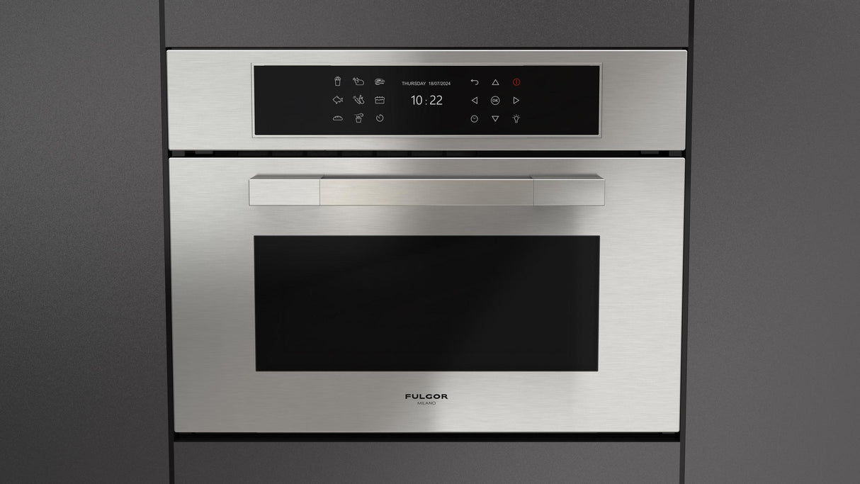 Fulgor Milano Matteo 700 Series 24" Stainless Steel Single Wall Electric Combi Speed Oven F7MSPD24S1