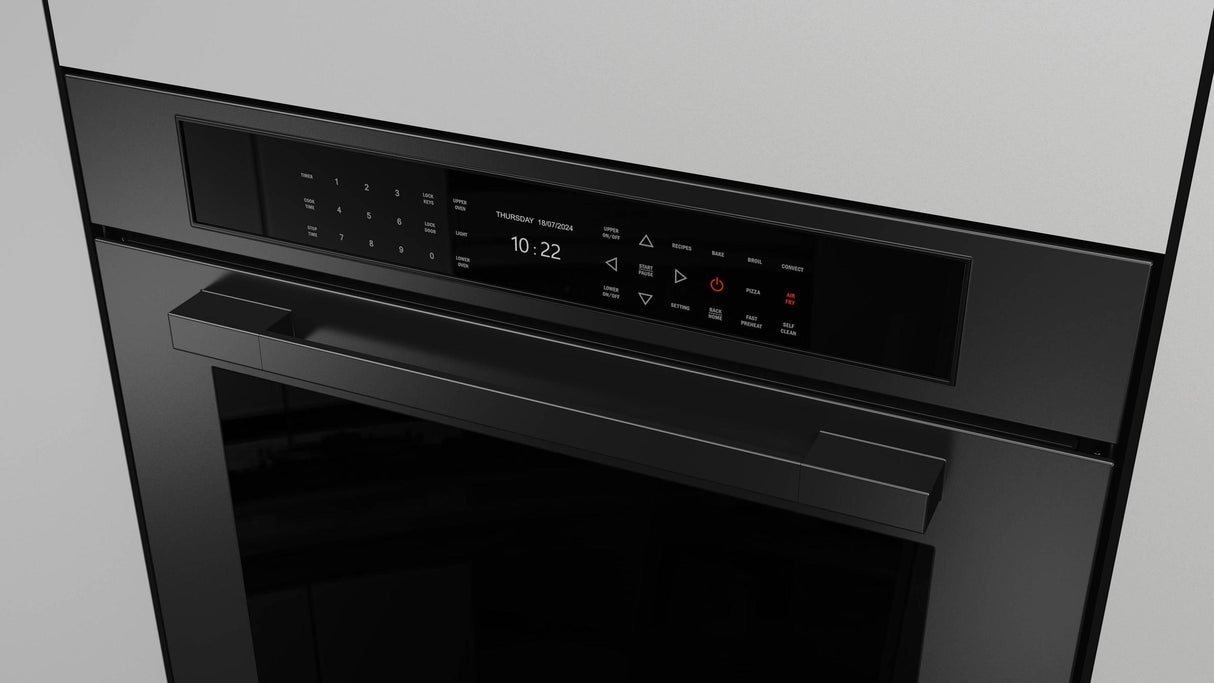 Fulgor Milano 30" Matte Black Double Wall Electric Oven F7MDP30MB1