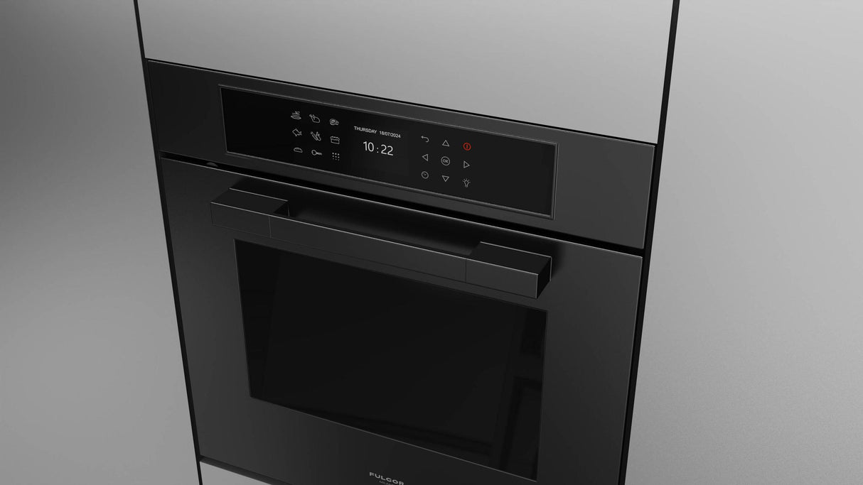 Fulgor Milano Matteo 700 Series 24" Matte Black Single Wall Electric Self-Clean Oven F7MSP24MB1
