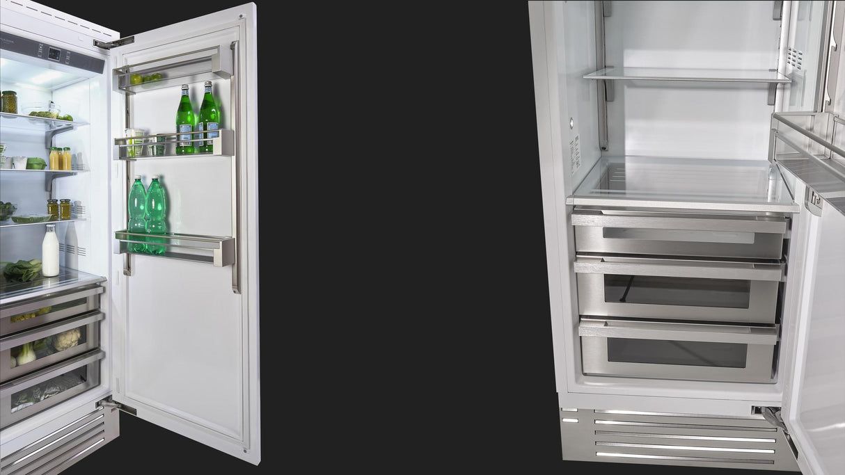 Fulgor Milano 24” Built-In Refrigerator Column  Specialty Refrigerator F7IRC24O1R