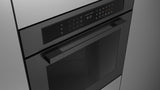 Fulgor Milano Matteo 700 Series 30" Matte Black Single Wall Electric Self-Clean Oven F7MSP30MB1